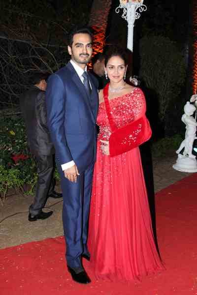 Ahana Deol and Vaibhav Vora's Wedding Receiption