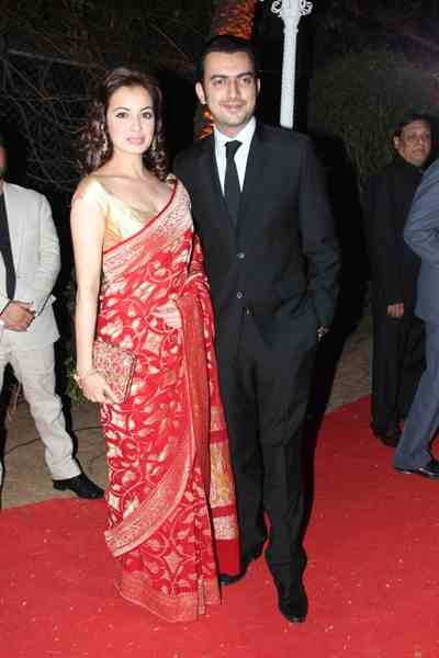 Ahana Deol and Vaibhav Vora's Wedding Receiption