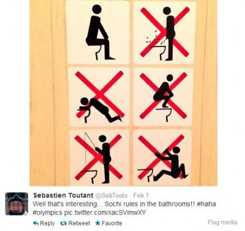 (Pic: Twitter) Toilet rules