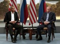 President Barack Obama meets with Russian President Vladimir Putin during the G-8 Summit at Lough Erne in Enniskillen