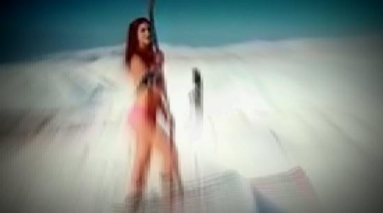 Blurred image of the topless Jackie Chamoun images that created uproar in Lebanon/Videograb Blurred image of the topless Jackie Chamoun images that created uproar in Lebanon/Videograb