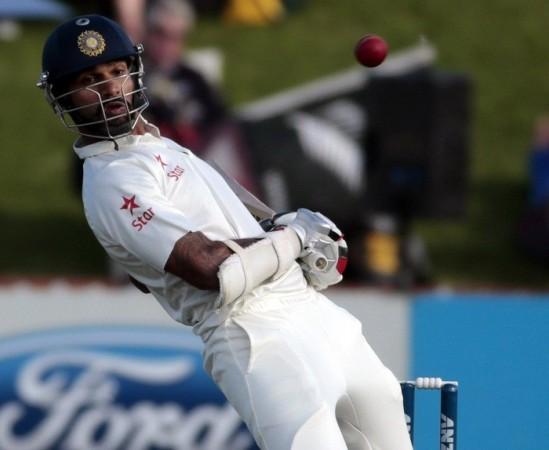India left-hander Shikhar Dhawan sways away from a rising delivery during the second Test against New Zealand, 14 February. Reuters Shikhar Dhawan India