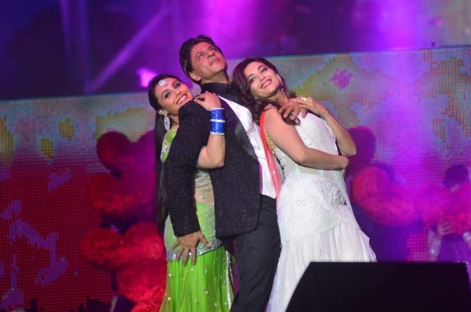 Rani Mukerji, SRK and Madhuri Dixit-Nene perform for Temptation Reloaded 2014 Malaysia (Varinder Chawla) Rani Mukerji, SRK and Madhuri Dixit-Nene perform for Temptation Reloaded 2014 Malaysia (Varinder Chawla)