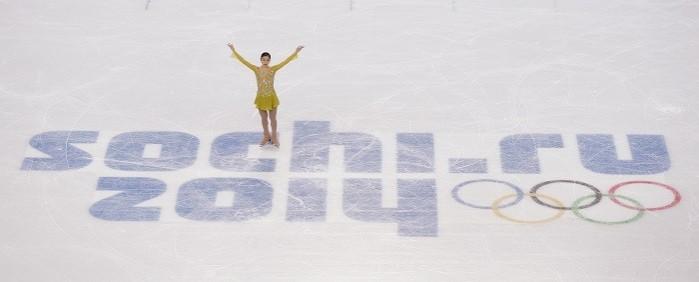 Yuna Kim of Korea, called 'the queen', closes her show in style on Wednesday, 19 February. Reuters. Yuna Kim at Sochi Olympics