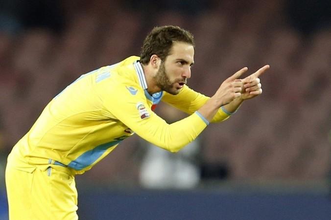 Gonzalo Higuain is a doubtful starter for Napoli. Reuters Gonzalo Higuain Napoli