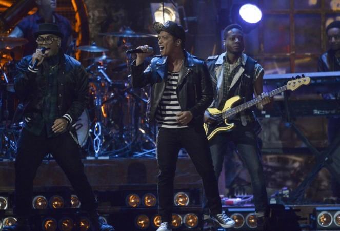 Singer Bruno Mars performs at the BRIT Awards, celebrating British pop music, at the O2 Arena in London Bruno Mars