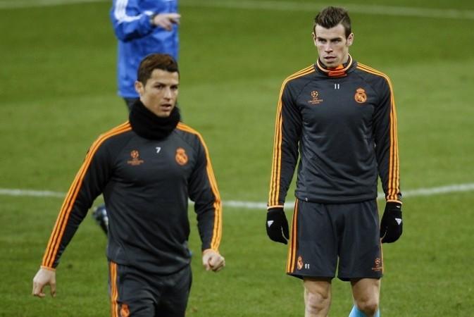 Real Madrid superstars Cristiano Ronaldo and Gareth Bale during a training session, 25 February. Reuters Cristiano Ronaldo Gareth Bale Real Madrid