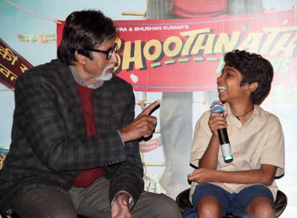 Amitabh Bachchan at the trailer launch of 'Bhoothnath Returns'