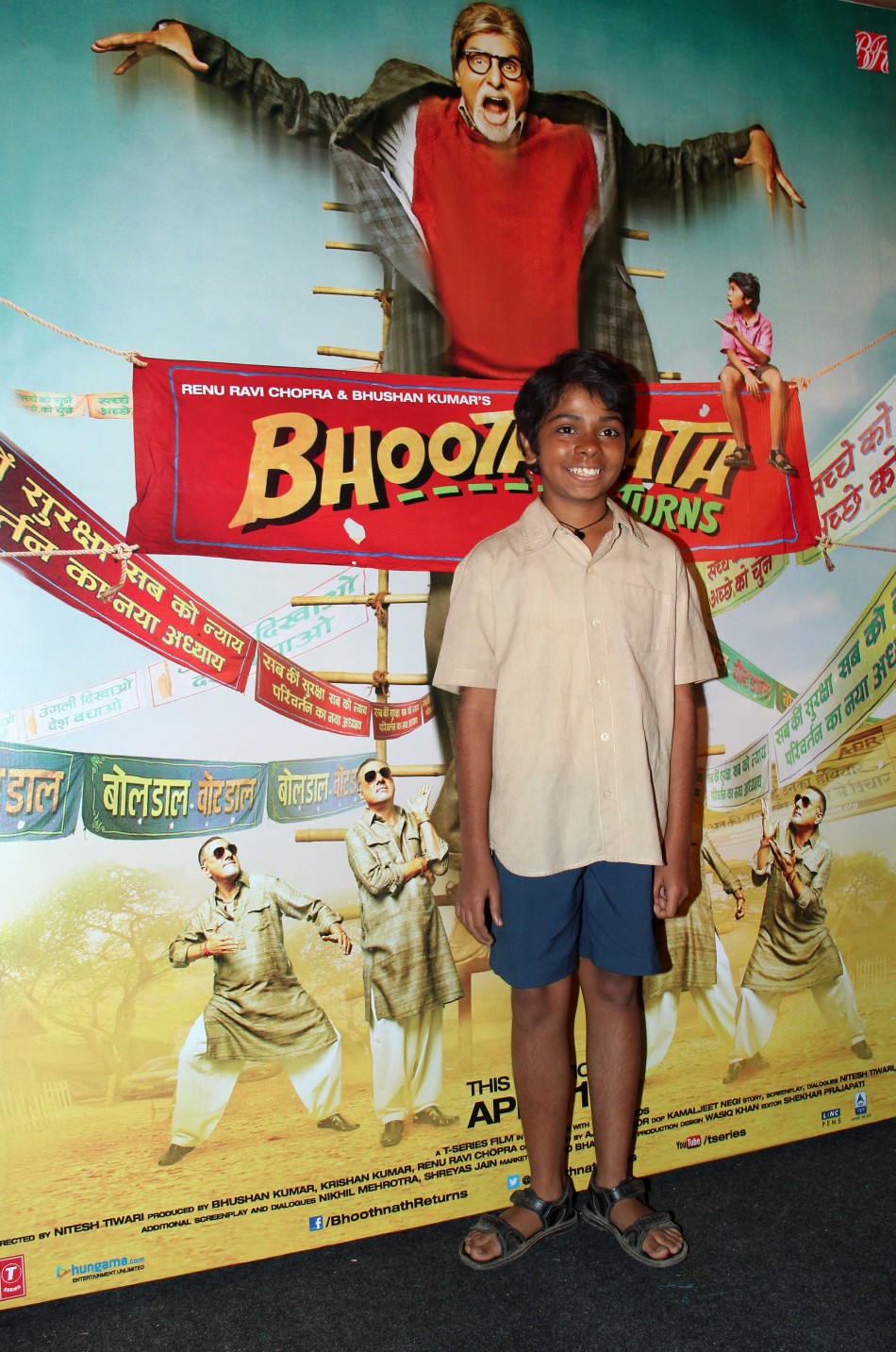 Amitabh Bachchan at the launch trailer of 'Bhoothnath Returns'