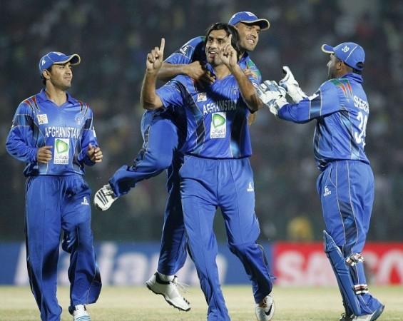 Afghanistan players celebrate a Bangladesh wicket in their Asia Cup 2014 game, 1 March. Reuters Afghanistan Shapoor Zadran