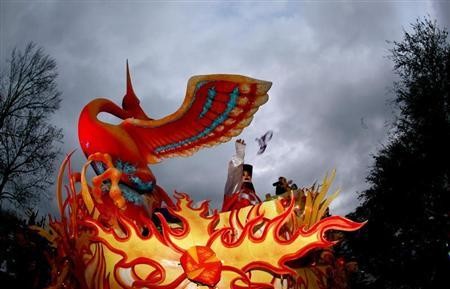 Members of the Krewe of Endymion parade. Get the live streaming options and other details of parades here (Representational Picture, Reuters)