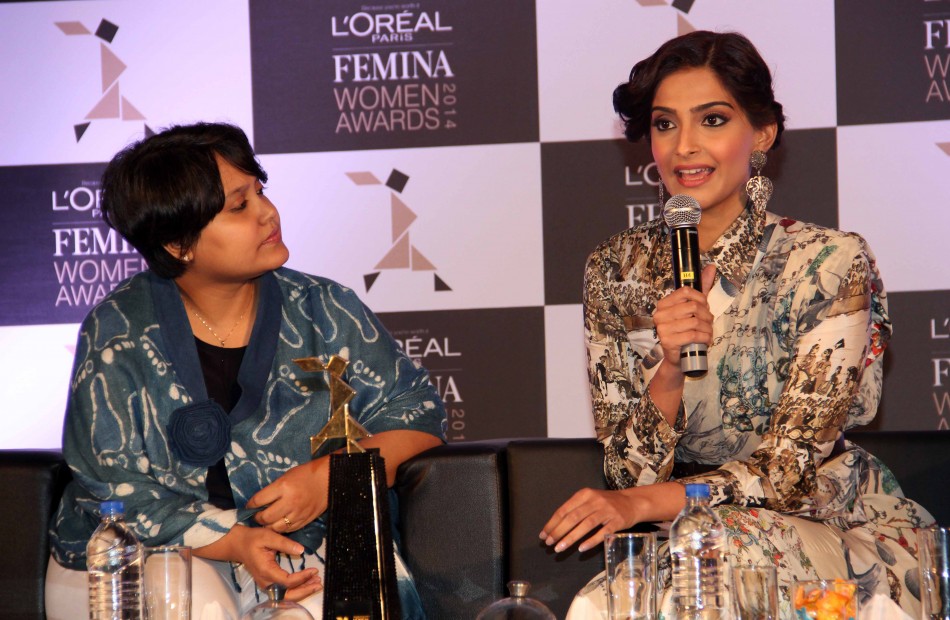Sonam Kapoor at the 3rd edition of L'Oreal Paris Femina Women Awards nominee announcement Sonam Kapoor at the 3rd edition of L'Oreal Paris Femina Women Awards nominee announcement