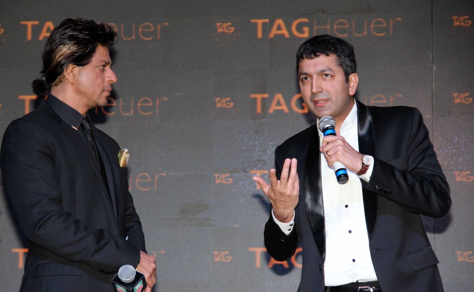 Shah Rukh Khan unveils Tag Heuer's Golden Carrera watch collection