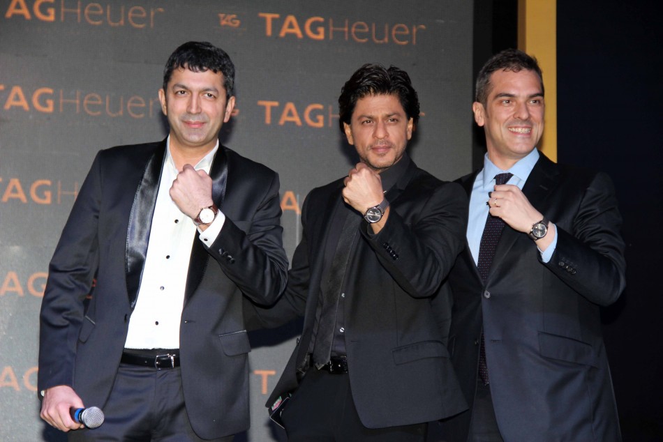 Shah Rukh Khan unveils Tag Heuer's Golden Carrera watch collection