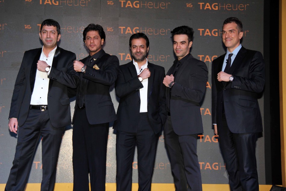 Shah Rukh Khan unveils Tag Heuer's Golden Carrera watch collection