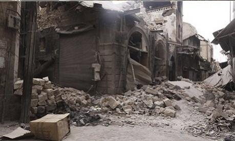 Al-Madina Souq in Aleppo, the world's largest covered historic market burned down following an attack in 2012/Reuters Al-Madina Souq in Aleppo, the world's largest covered historic market burned down following an attack in 2012/Reuters