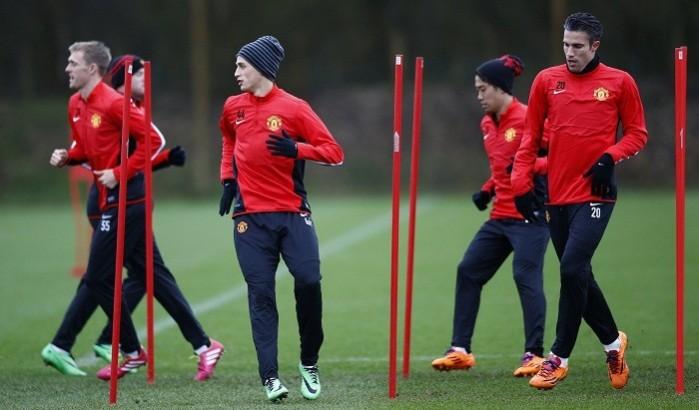 Adnan Januzaj and Robin Van Persie will be under pressure to find goals for Manchester United. Reuters Januzaj Van Persie Fletcher Kagawa Manchester United