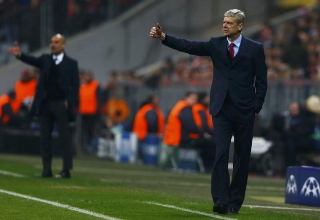 Could Pep Guardiola replace Arsene Wenger at Arsenal? Guardiola Wenger Arsenal Bayern Munich