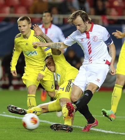 Ivan Rakitic will be a key player for Sevilla against Real Betis. Reuters Rakitic Sevilla Maribor