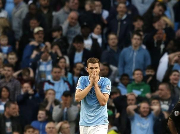 Manchester City striker Edin Dzeko still has three years left in his contract. Edin Dzeko Manchester City