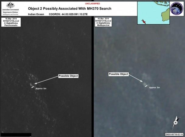 Object 2 possibly Associated with MH370 (Photo AMSA Press Release) Object 2 possibly Associated with MH370 (Photo AMSA Press Release)