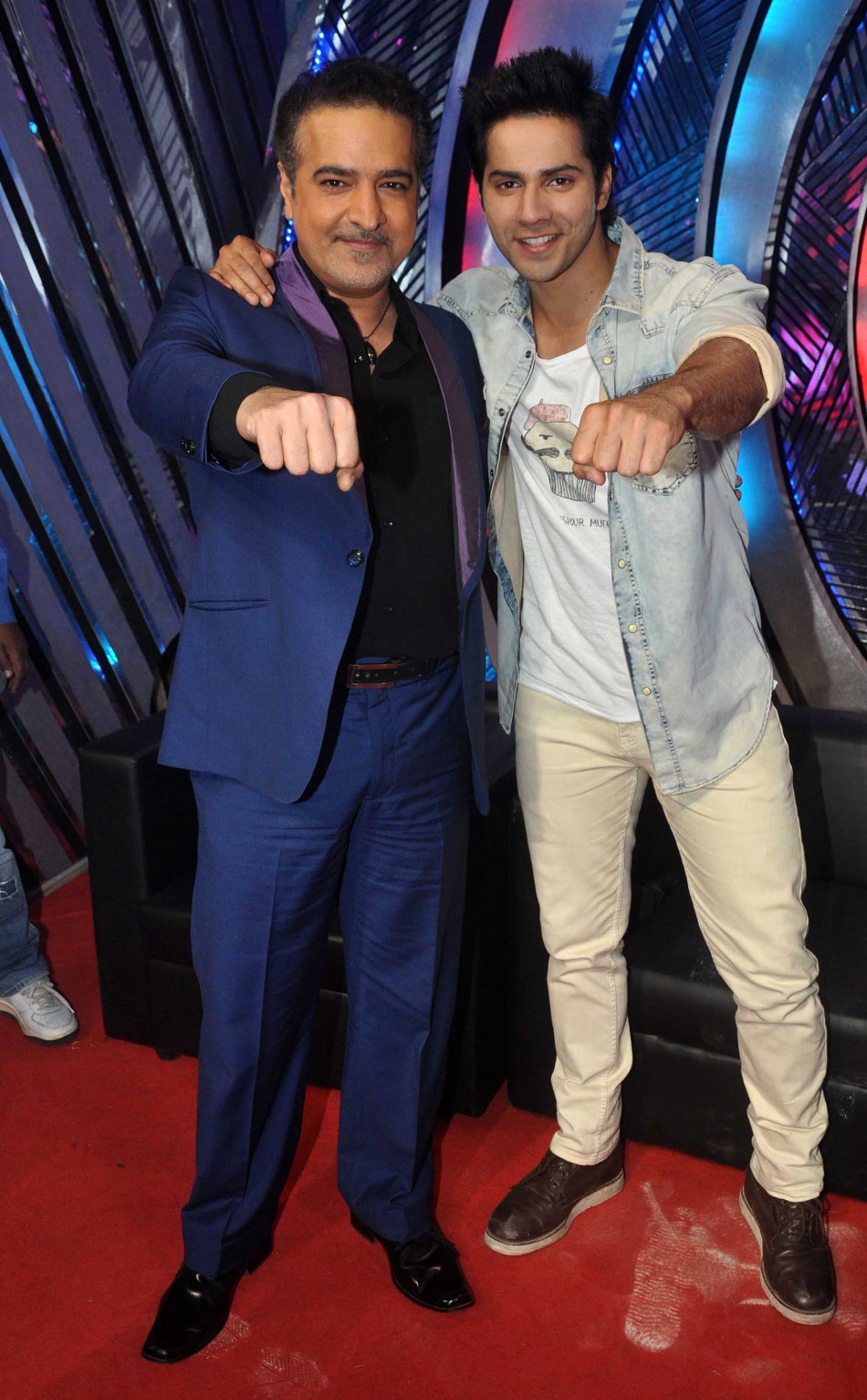 Amitabh Bachchann, Varun, Ileana and Nargis at Boogie Woogie Grand Finale