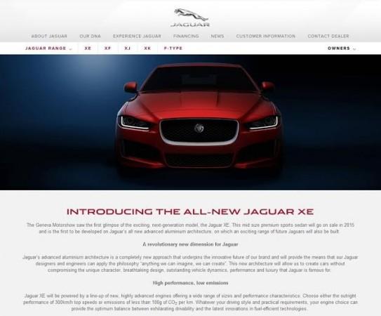 Jaguar XE Listed on India Website; Bookings Open for 2014 Jaguar XJ