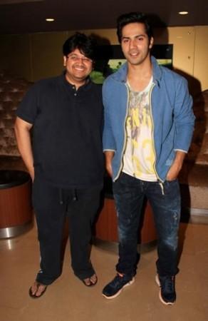 Varun Dhawan with his fans at PVR Juhu Varun Dhawan with his fans at PVR Juhu