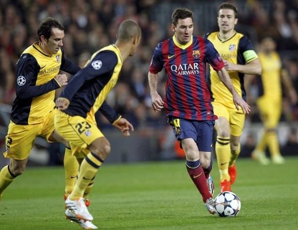 Barcelona talisman Lionel Messi will be key to his side's fortunes in the second leg of the Champions League quarterfinal against Atletico Madrid. Reuters Lionel Messi Barcelona