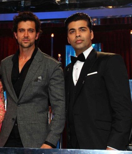 Hrithik Roshan and Karan Johar