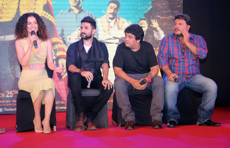 Kangana Ranaut and Vir Das attend the press meet for 'Revolver Rani' Kangana Ranaut and Vir Das attend the press meet for 'Revolver Rani'