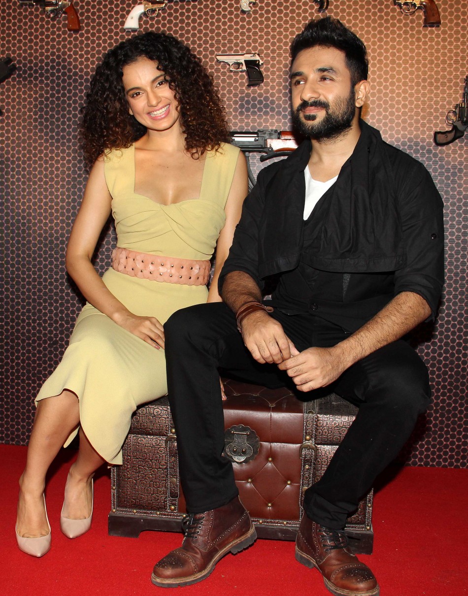 Kangana Ranaut and Vir Das attend the press meet for 'Revolver Rani' Kangana Ranaut and Vir Das attend the press meet for 'Revolver Rani'