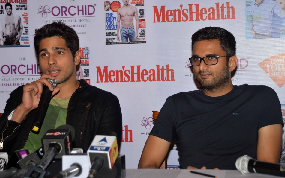 Sidharth Malhotra unveils Men's Health Magazine cover