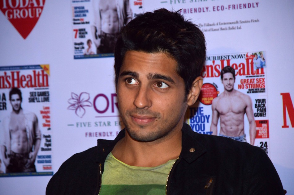Sidharth Malhotra unveils Men's Health Magazine cover