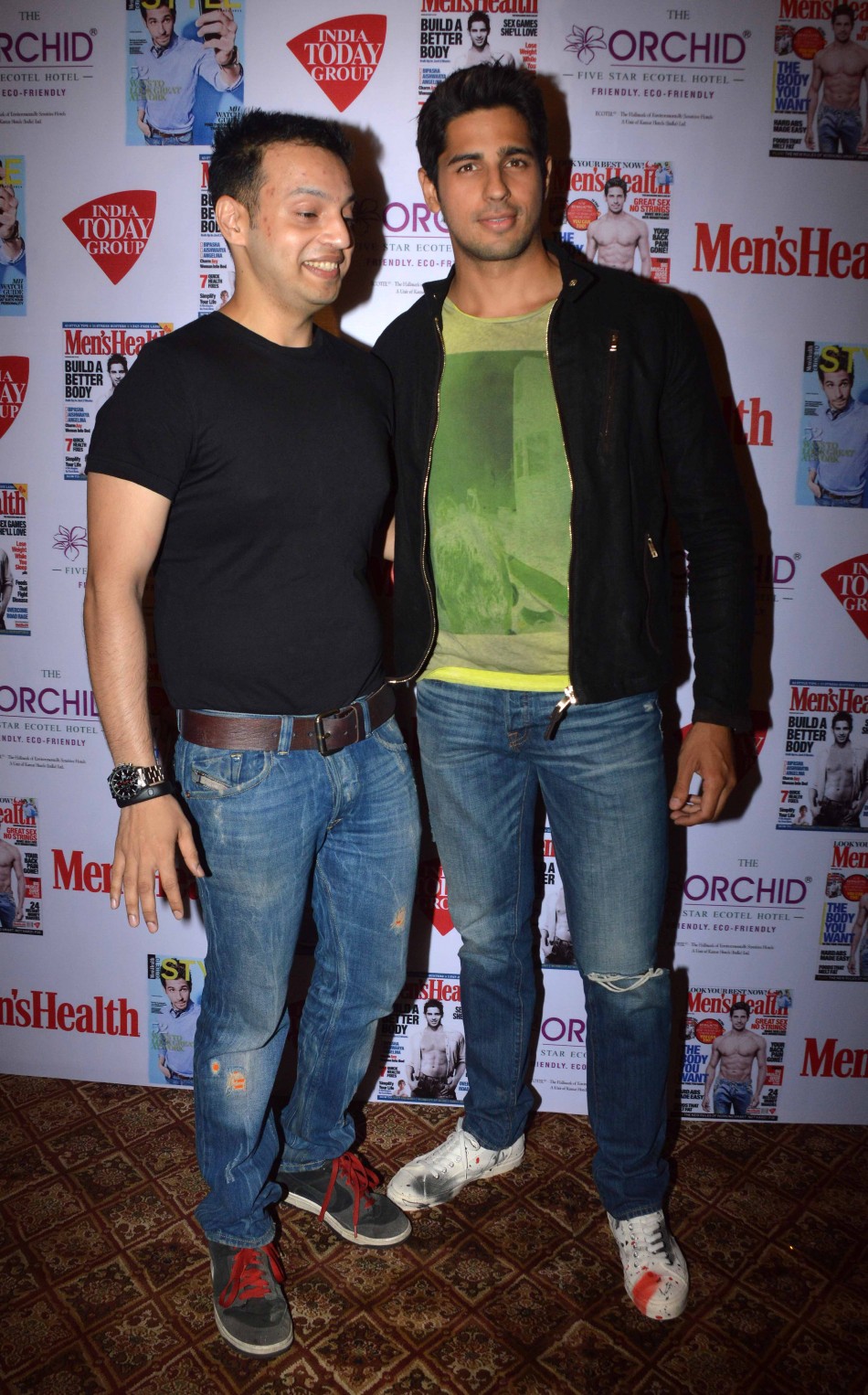 Sidharth Malhotra unveils Men's Health Magazine cover