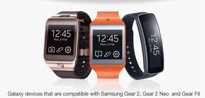 Samsung Gear Wearable Devices now Compatible with 20 Galaxy Smartphones and Tablets