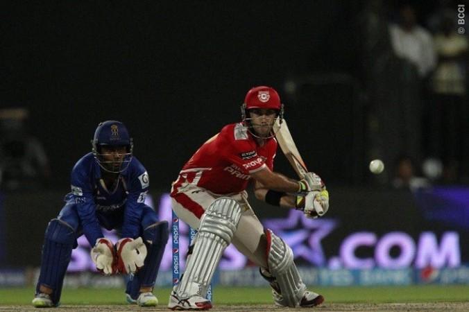 Kings XI Punjab batsman Glenn Maxwell gets ready to play a reverse sweep in the IPL 7 game against the Rajasthan Royals, 20 April. Ron Gaunt/IPL/SPORTZPICS Glenn Maxwell Kings XI Punjab