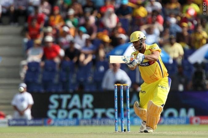 CSK skipper MS Dhoni in action against the Kings XI Punjab in their IPL 7 game, 18 April. Ron Gaunt/IPL/SPORTZPICS MS Dhoni CSK