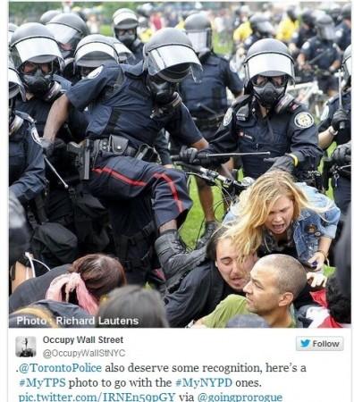 New York Police Department’s #myNYPD Campaign Backfires (Photo: Twitter screenshot) New York Police Department’s #myNYPD Campaign Backfires (Photo: Twitter screenshot)