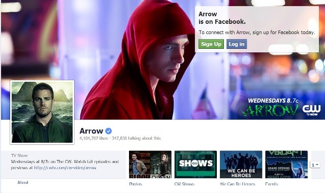 Arrow (Facebook Screengrab)