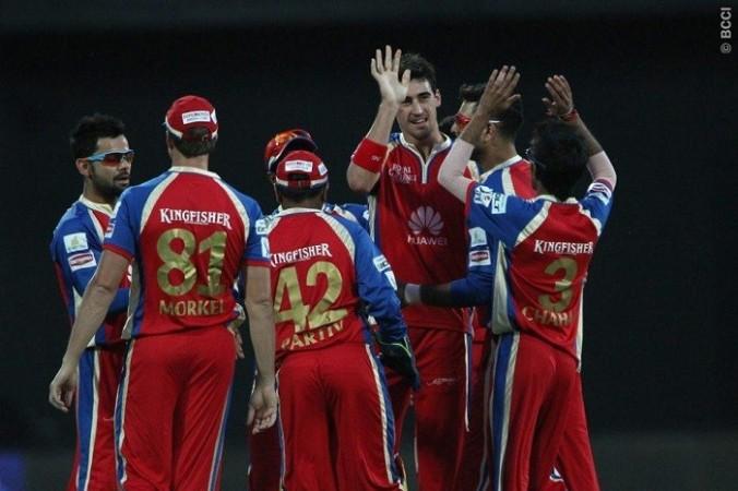 RCB will look to make it three wins out of three when they take on KKR in their IPL 2014 match. Ron Gaunt/IPL/SPORTZPICS RCB Mitchell Starc