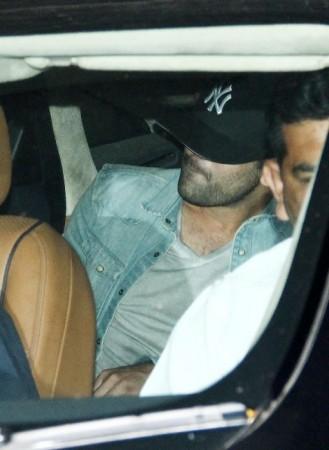 Ranbir at Aamir Khan's residence Ranbir at Aamir Khan's residence