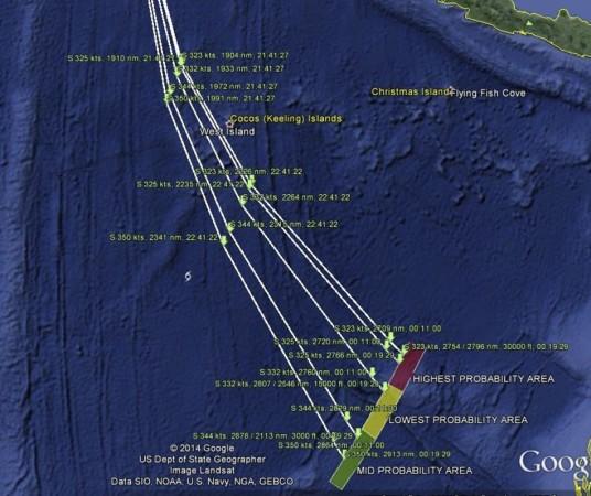 Missing Malaysia Airlines MH370: First official government report reveals that it took 17 minutes for officials to realize that the plane had disappeared. (Photo Showing possible path of MH370: Reuters)
