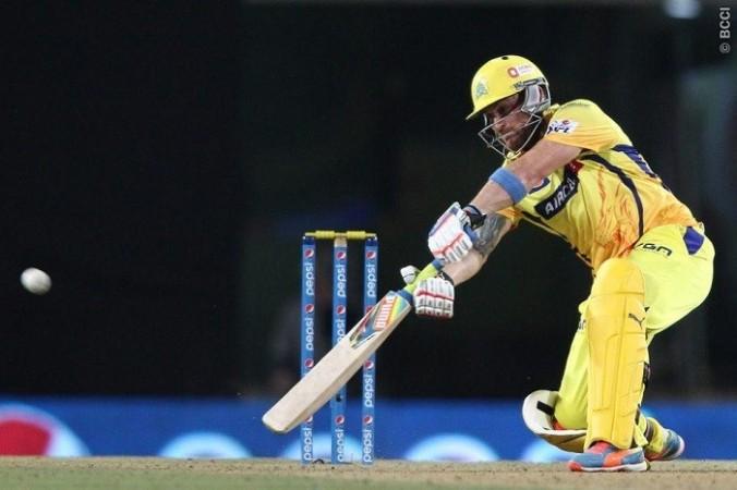 CSK opener Brendon McCullum was in the mood against his former side KKR. Shaun Roy/IPL/SPORTZPICS Brendon McCullum CSK