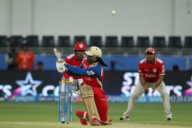 Chris Gayle and RCB will look for inspiration from their home crowd when they take on the Sunrisers Hyderabad in their IPL 2014 game. Ron Gaunt/IPL/SPORTZPICS Chris Gayle RCB