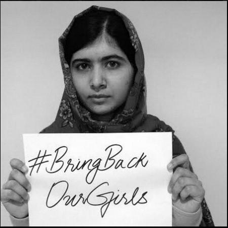 Pakistani child activist Malala Yousafzai tweeted in support of #BringBackOurGirls/Twitter Pakistani child activist Malala Yousafzai tweeted in support of #BringBackOurGirls/Twitter