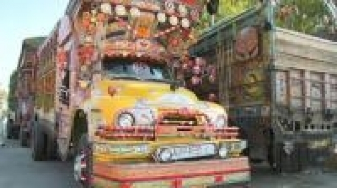 Pakistan's truck art masters fear end of NATO mission