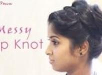 how-to-do-messy-top-knot