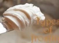 types-of-frosting