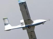 An E-Fan aircraft participates for its first public flight during the e-Aircraft Day at the Bordeaux Merignac airport